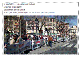 Magán con sus agricultores, 2014