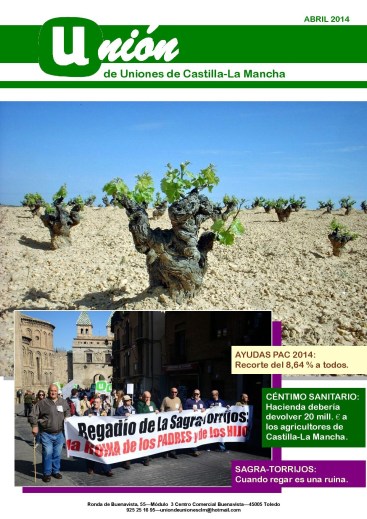 Portada Revista 02 Unión de Uniones de Castilla-La Mancha- abril 2014