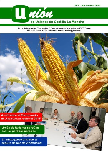 Portada Revista 05 Unión de Uniones de Castilla-La Mancha - noviembre 2014