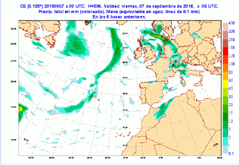 Precipitaciones Fin de Semana
